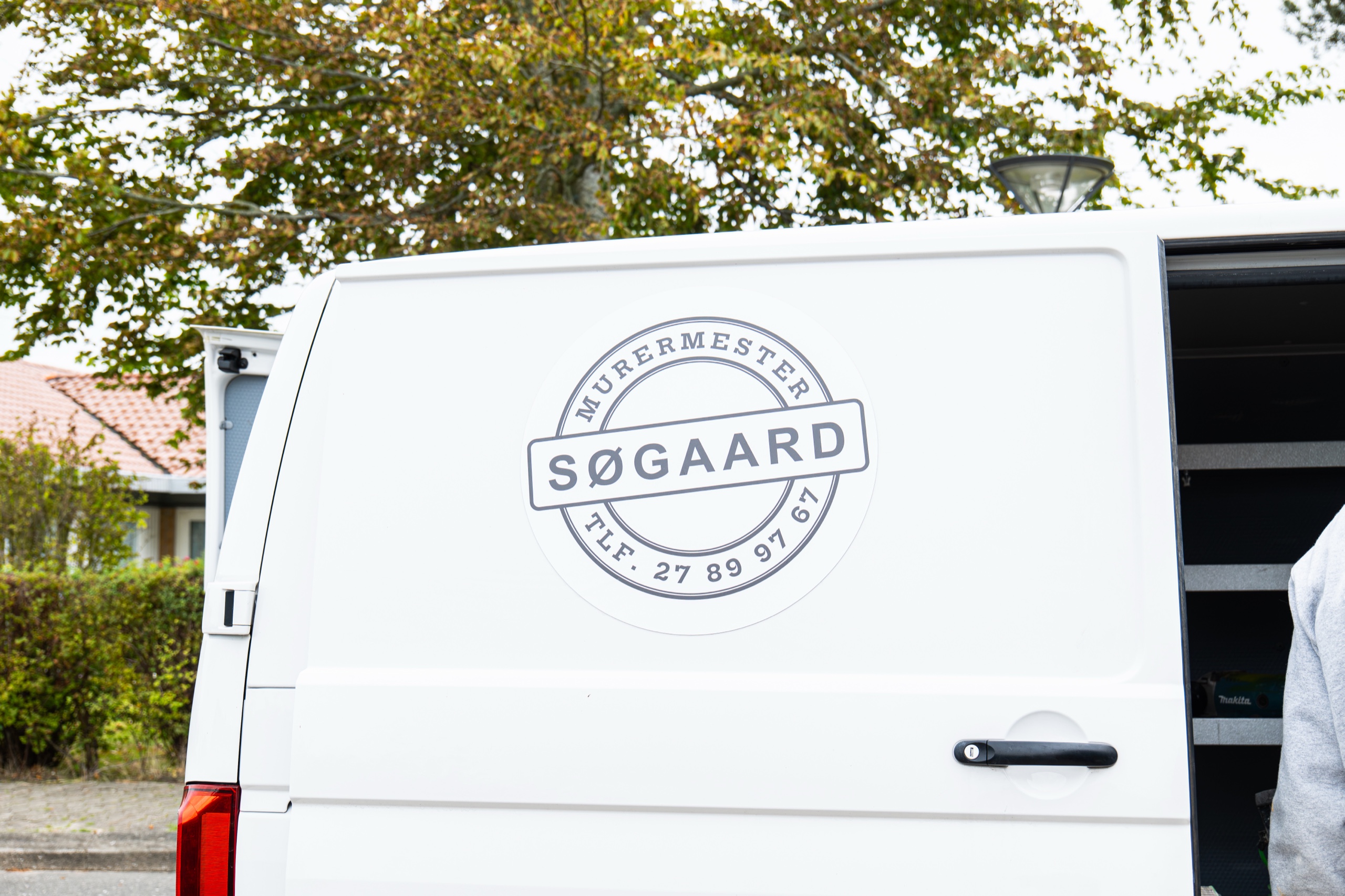 Murermester Søgaard varevogn